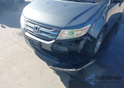 2012 Honda Odyssey Ex-L from USA, damaged, VIN 5FNRL5H66CB112618